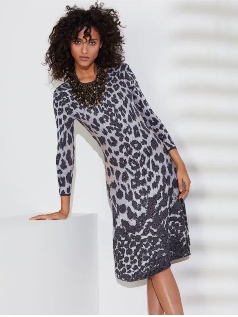 💎Host Pick💎NK32 Naeem Khan NWT Leopard Sweater